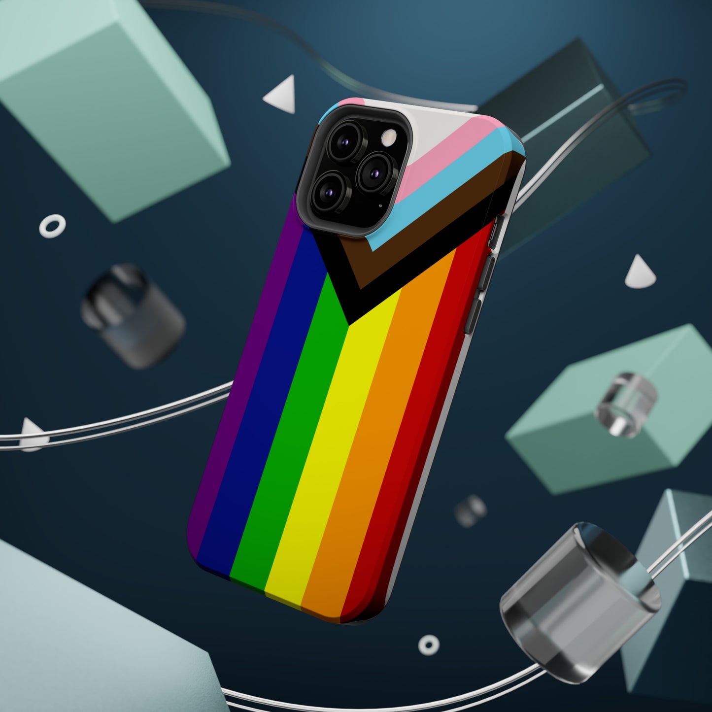 Progressive Pride Flag MagSafe Tough Case