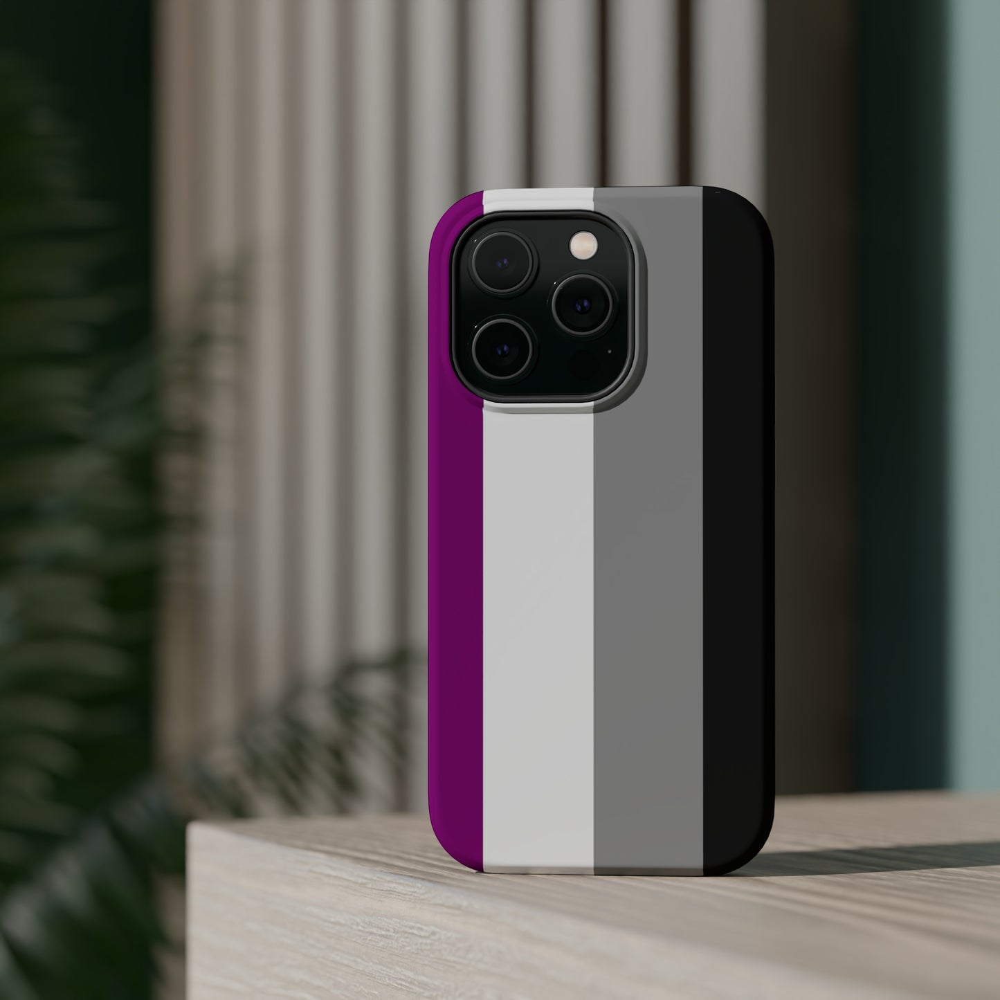 Phone case with Asexual Pride Flag