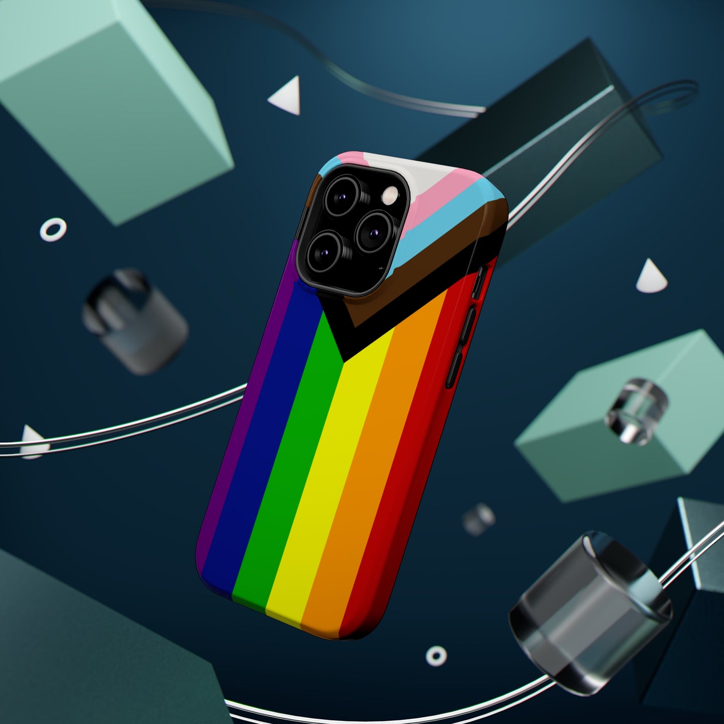 Progressive Pride Flag MagSafe Tough Case