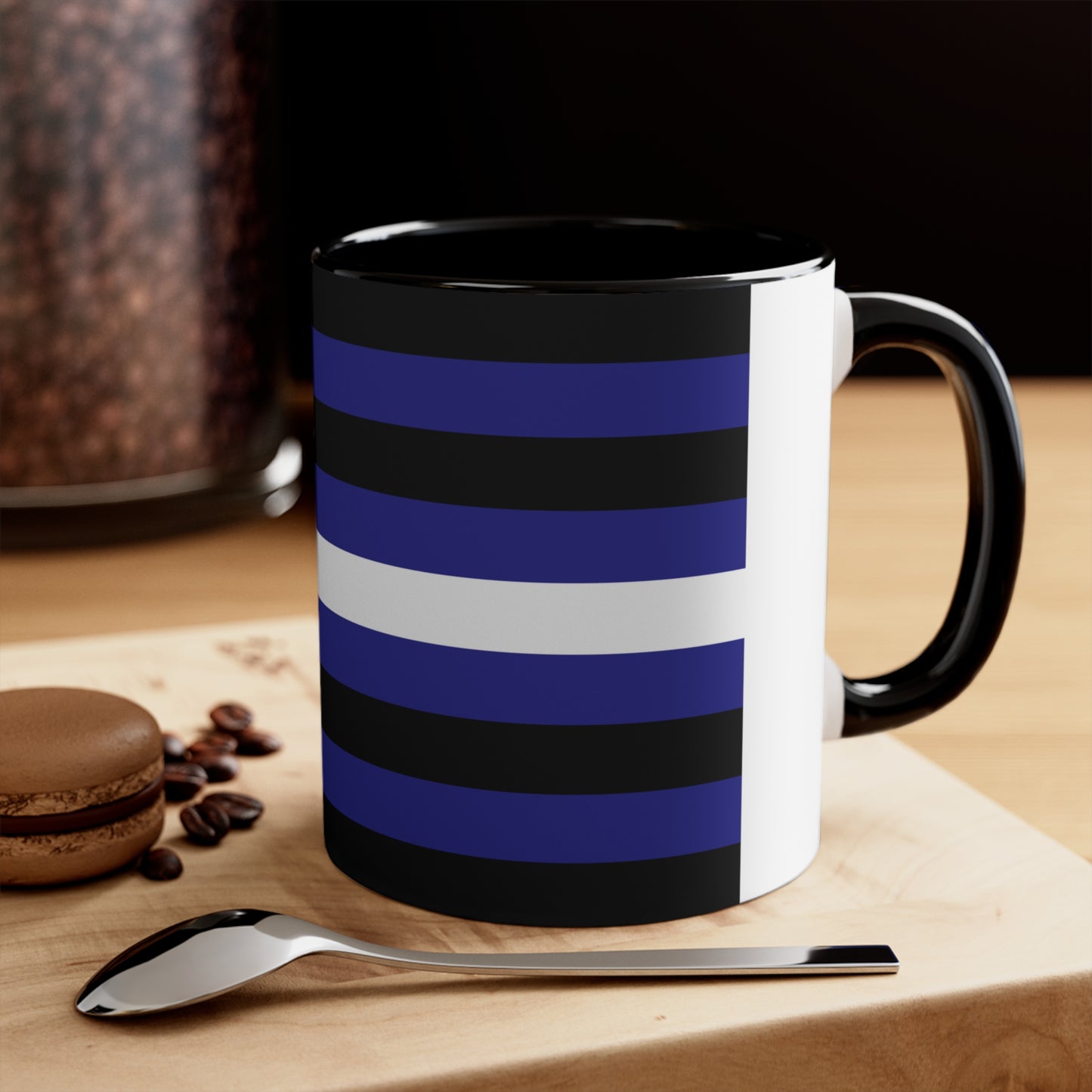 Coffee Mug with Leather Pride Flag