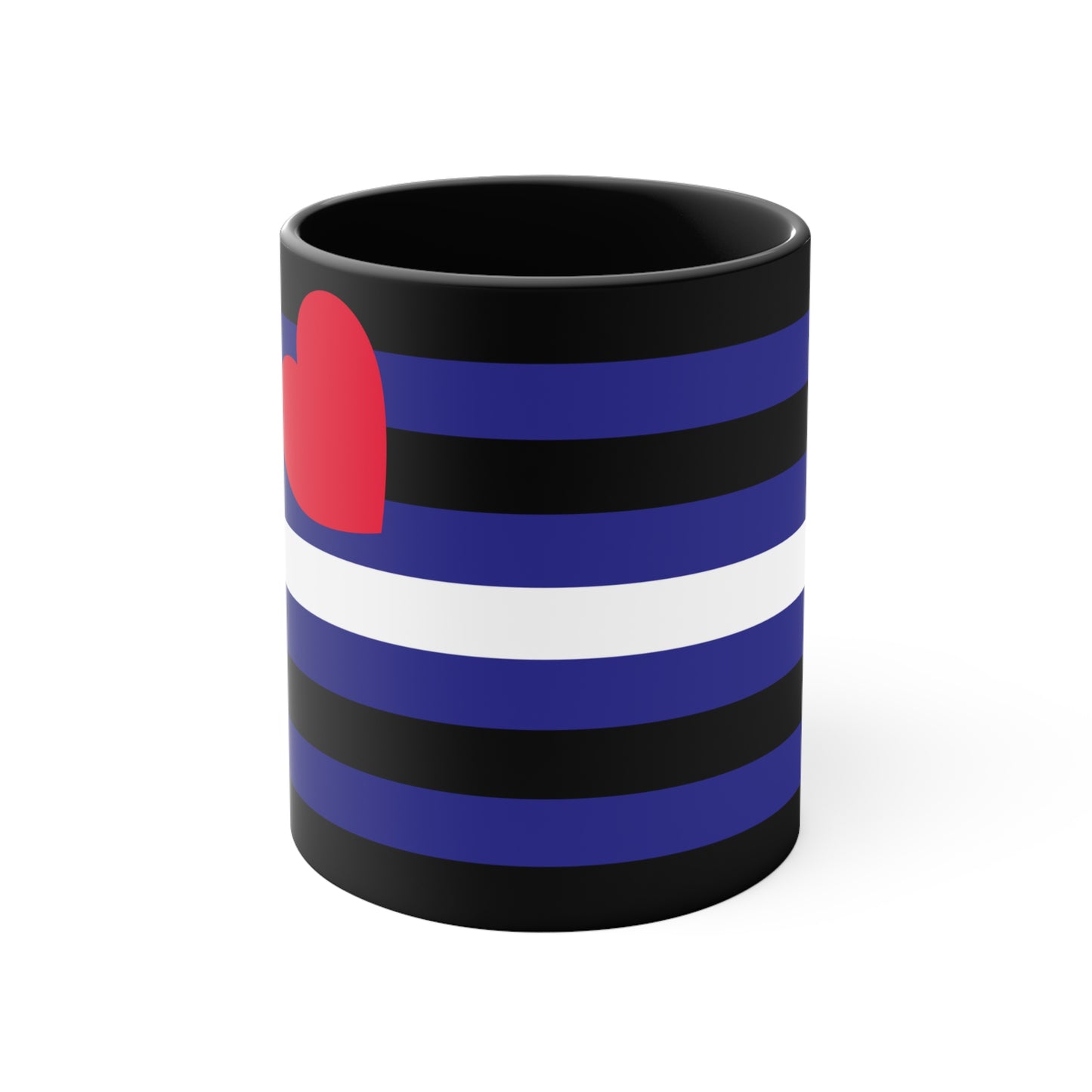 Coffee Mug with Leather Pride Flag