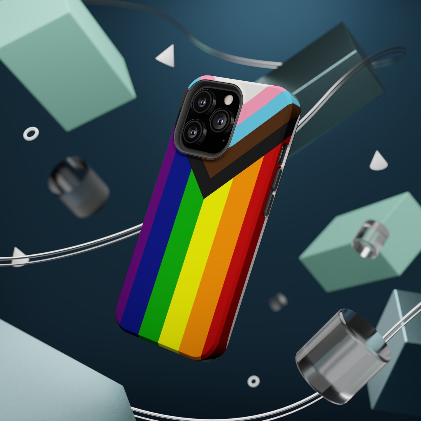 Progressive Pride Flag MagSafe Tough Case