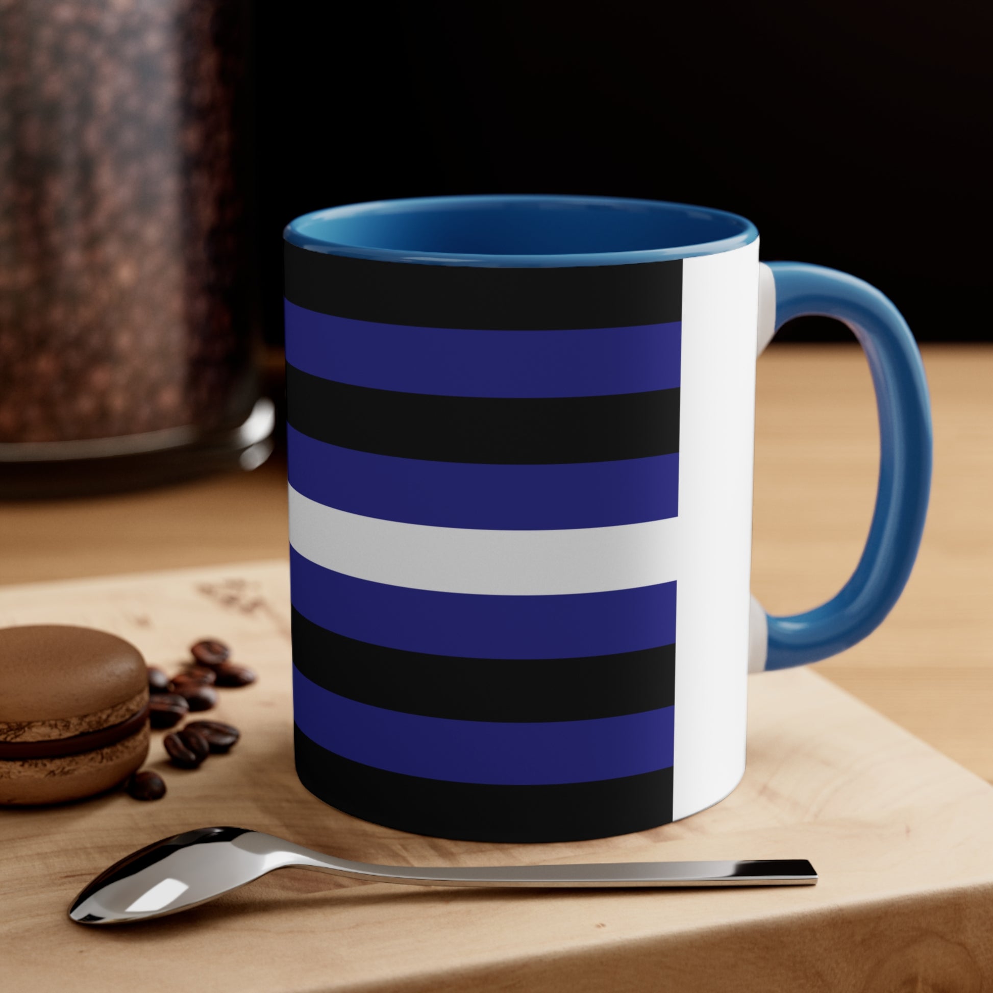 Coffee Mug with Leather Pride Flag