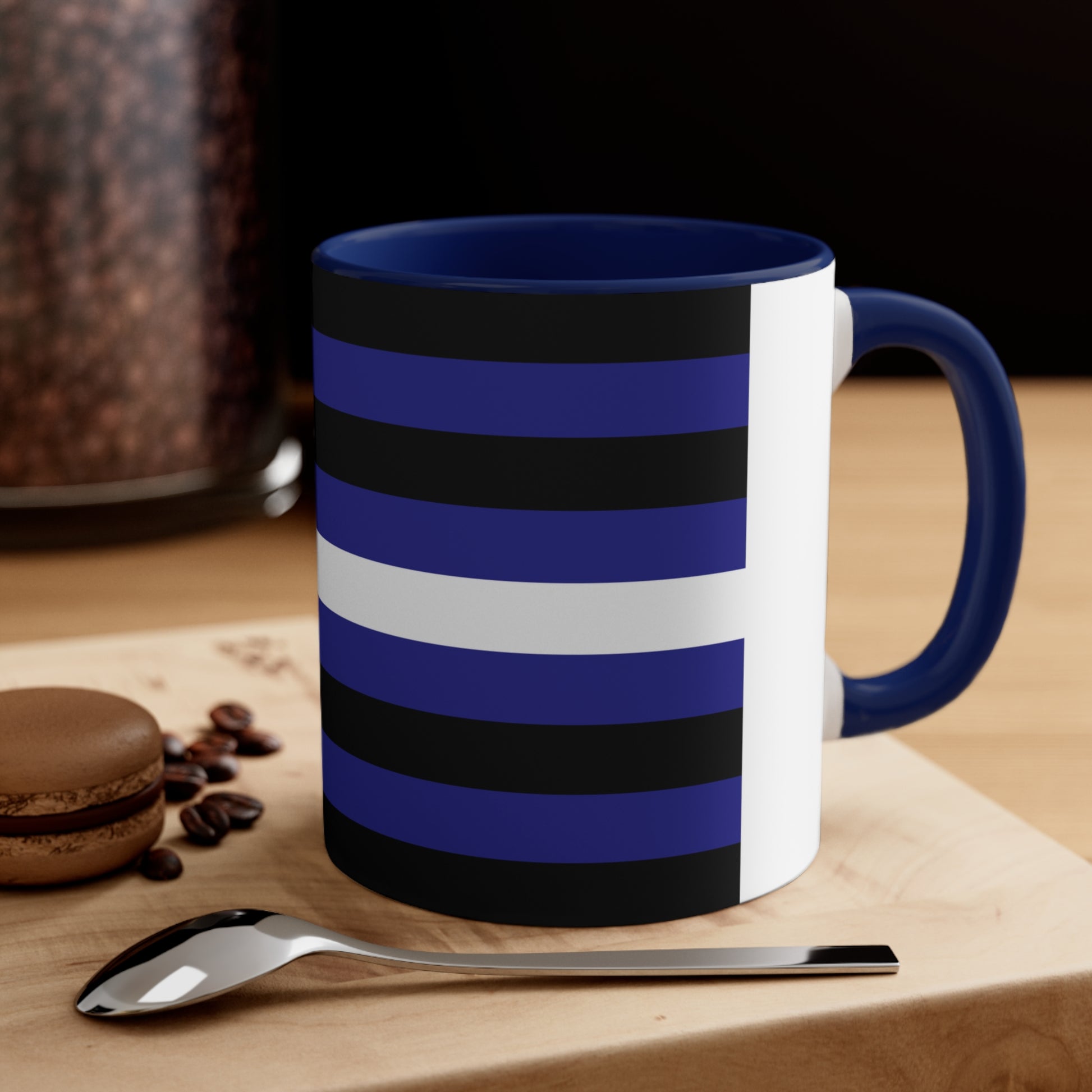 Coffee Mug with Leather Pride Flag