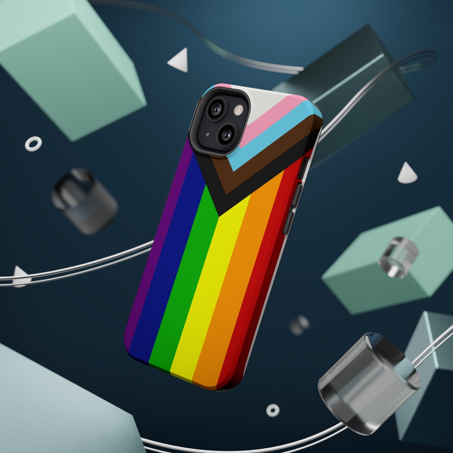 Progressive Pride Flag MagSafe Tough Case