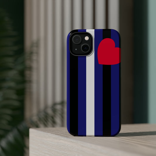 Phone Case with Leather Pride Flag