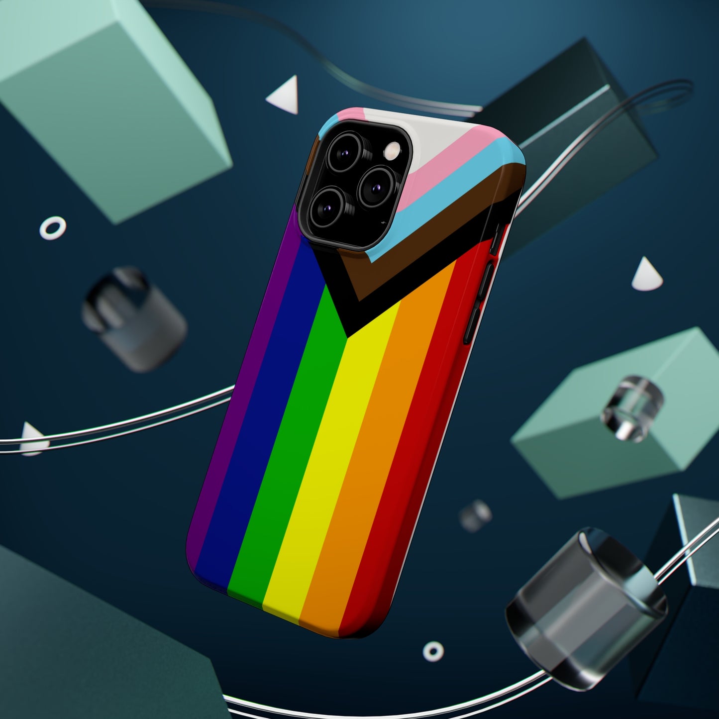 Progressive Pride Flag MagSafe Tough Case