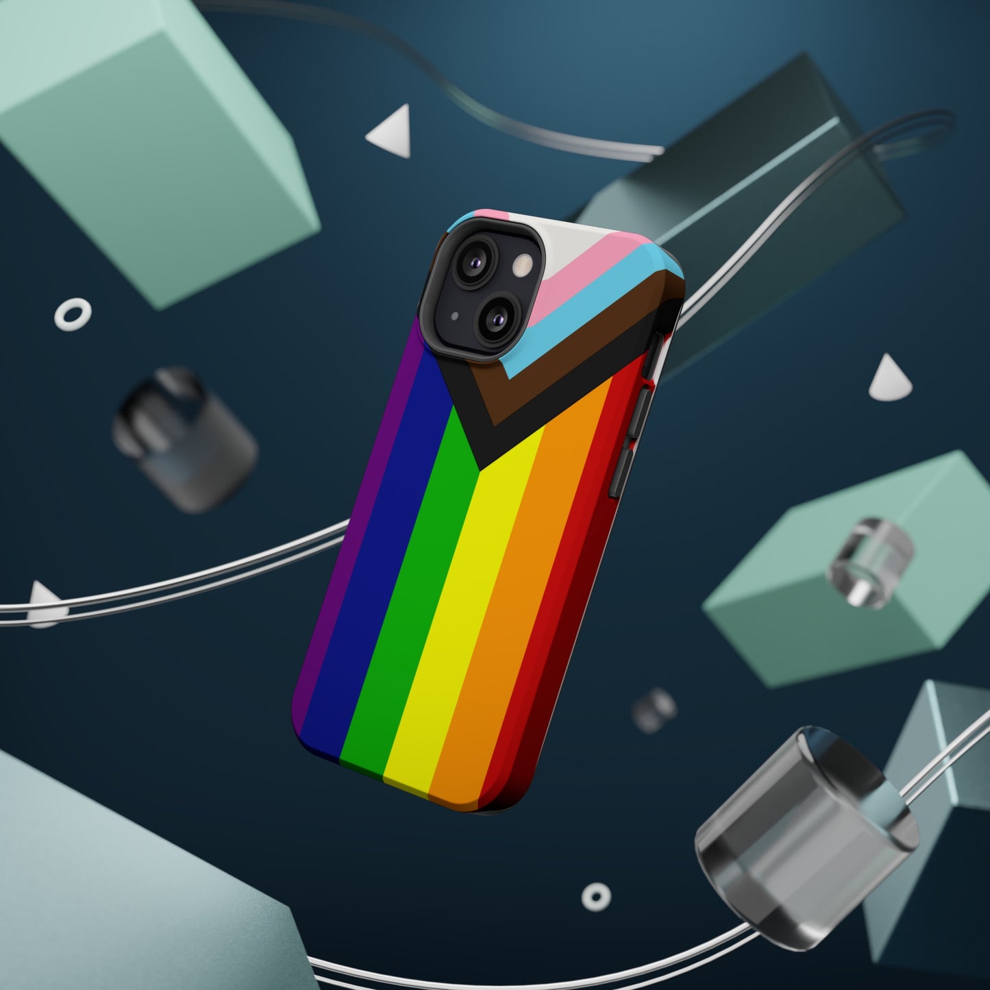 Progressive Pride Flag MagSafe Tough Case