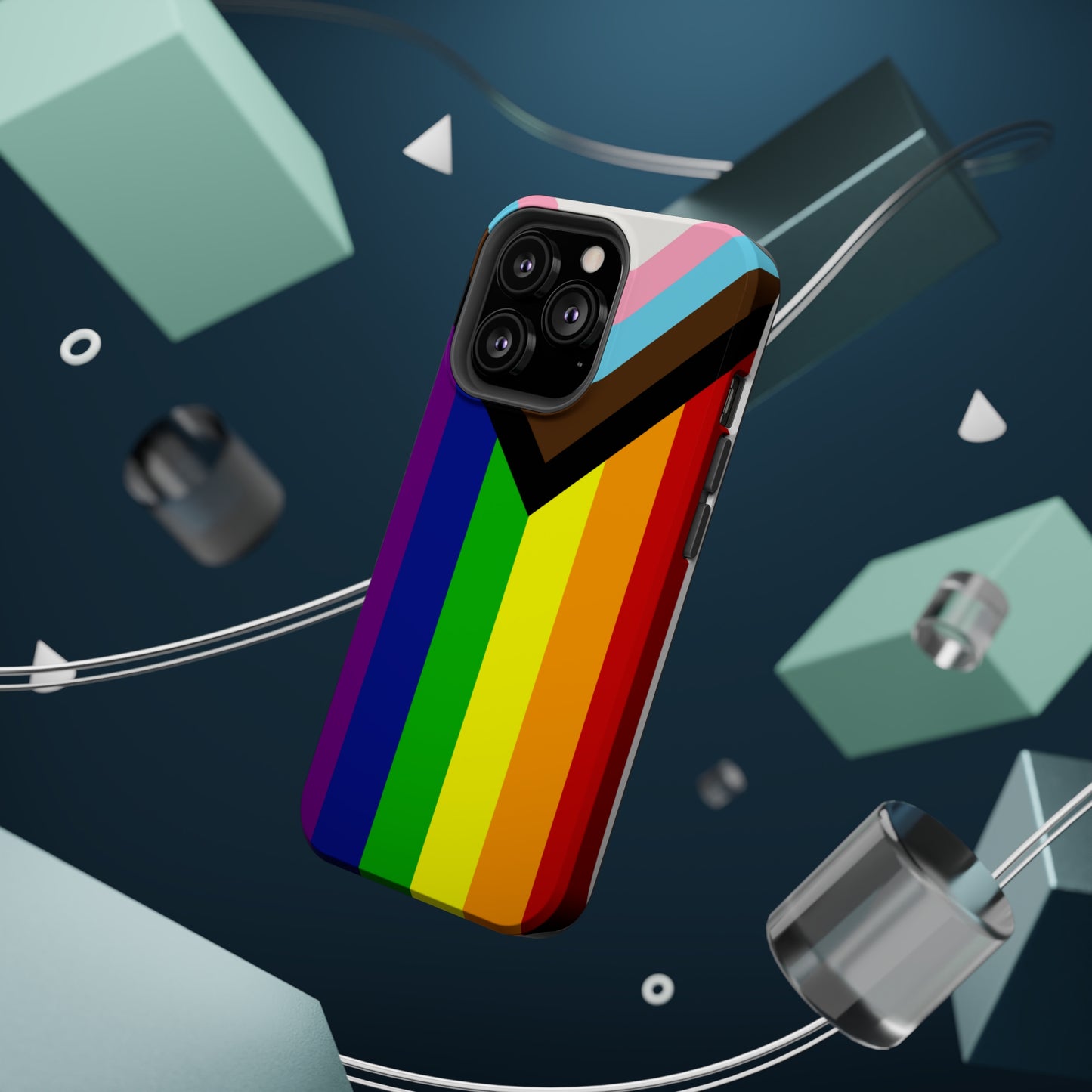 Progressive Pride Flag MagSafe Tough Case