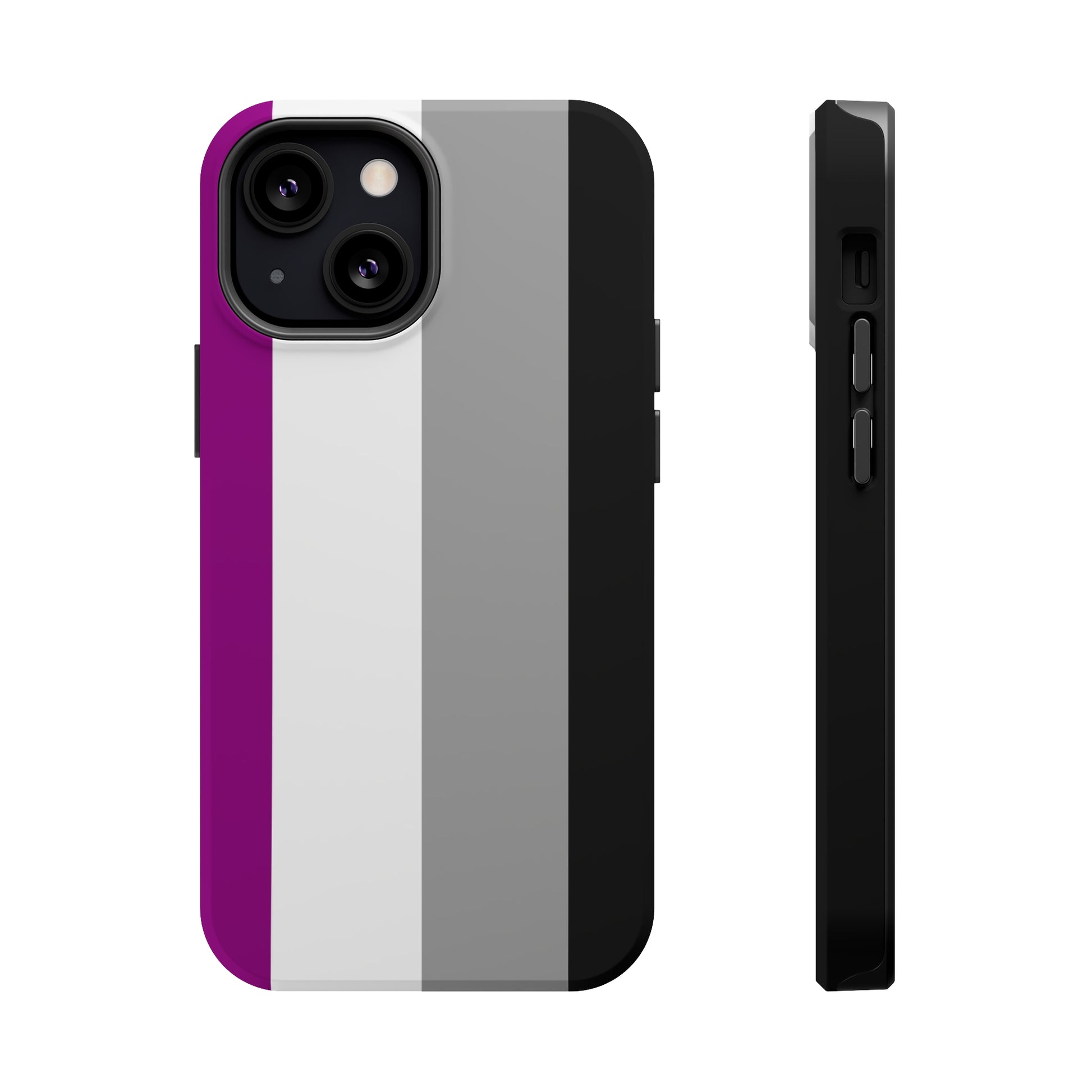 Phone case with Asexual Pride Flag