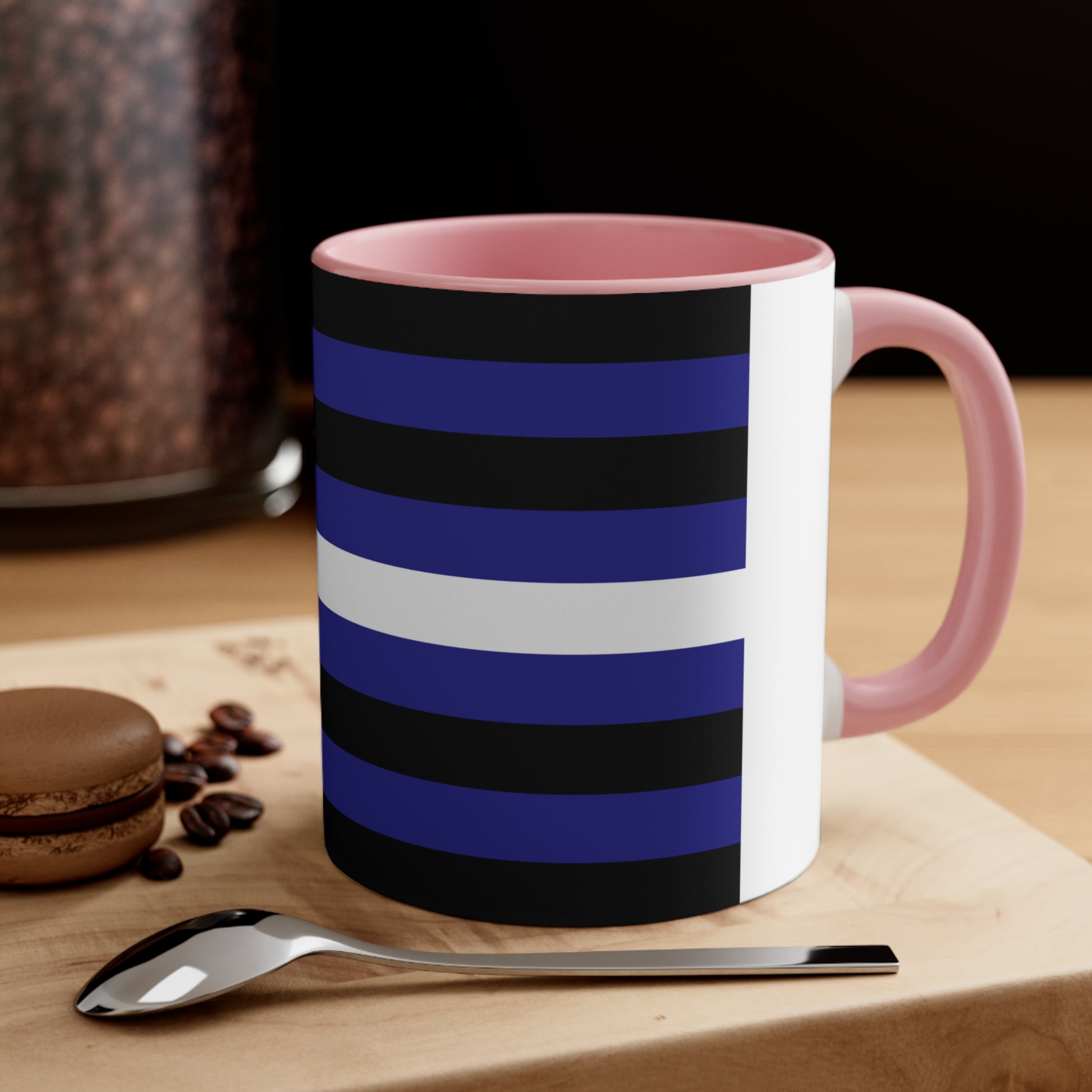 Coffee Mug with Leather Pride Flag