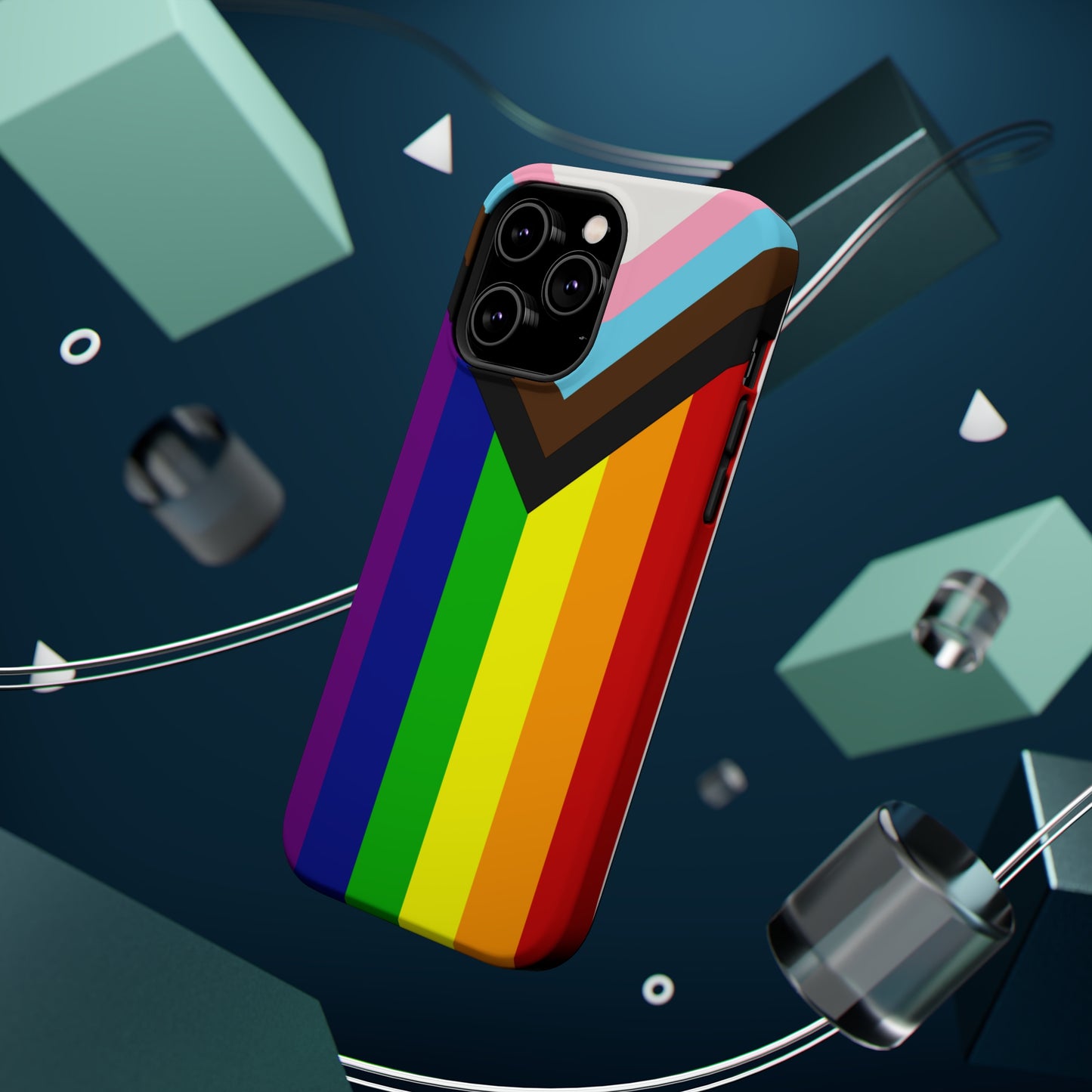 Progressive Pride Flag MagSafe Tough Case