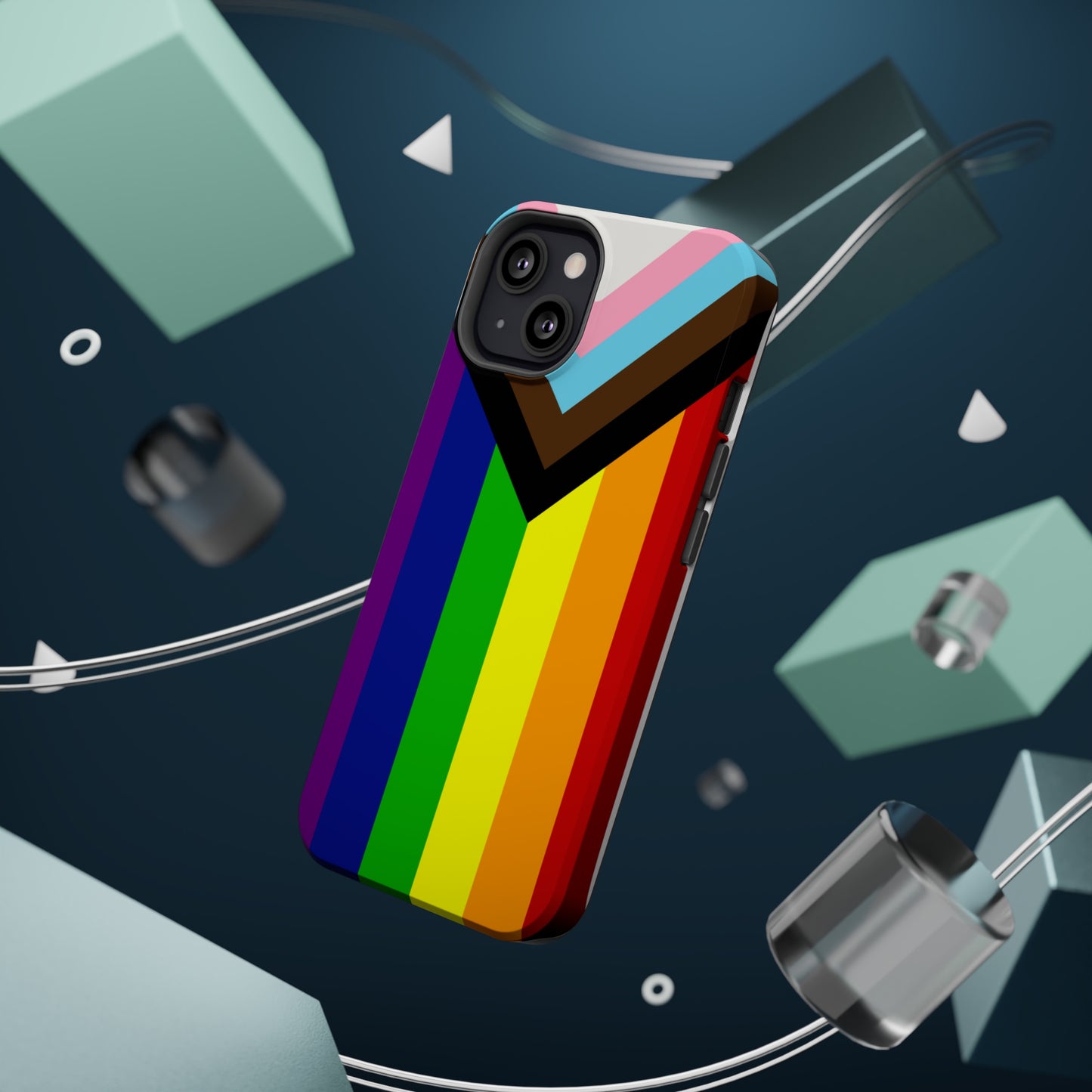 Progressive Pride Flag MagSafe Tough Case