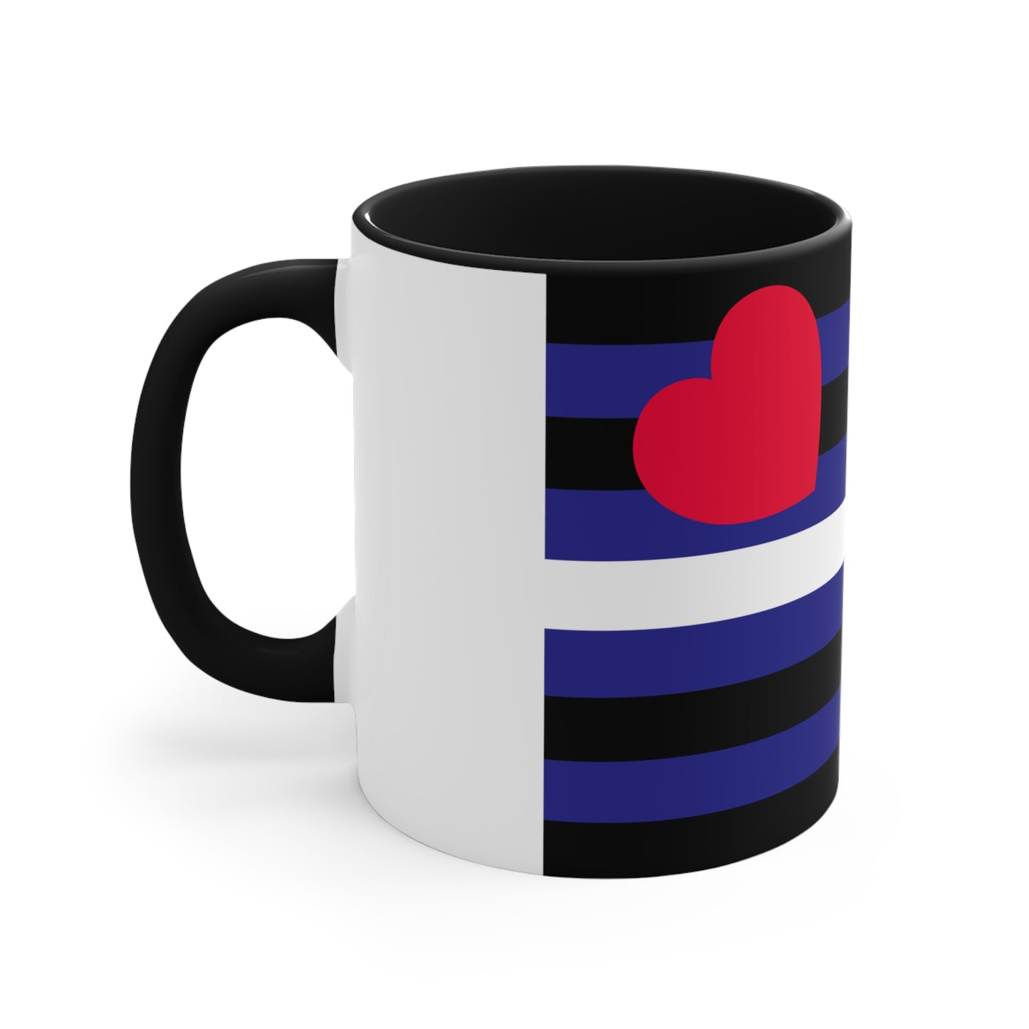 Coffee Mug with Leather Pride Flag